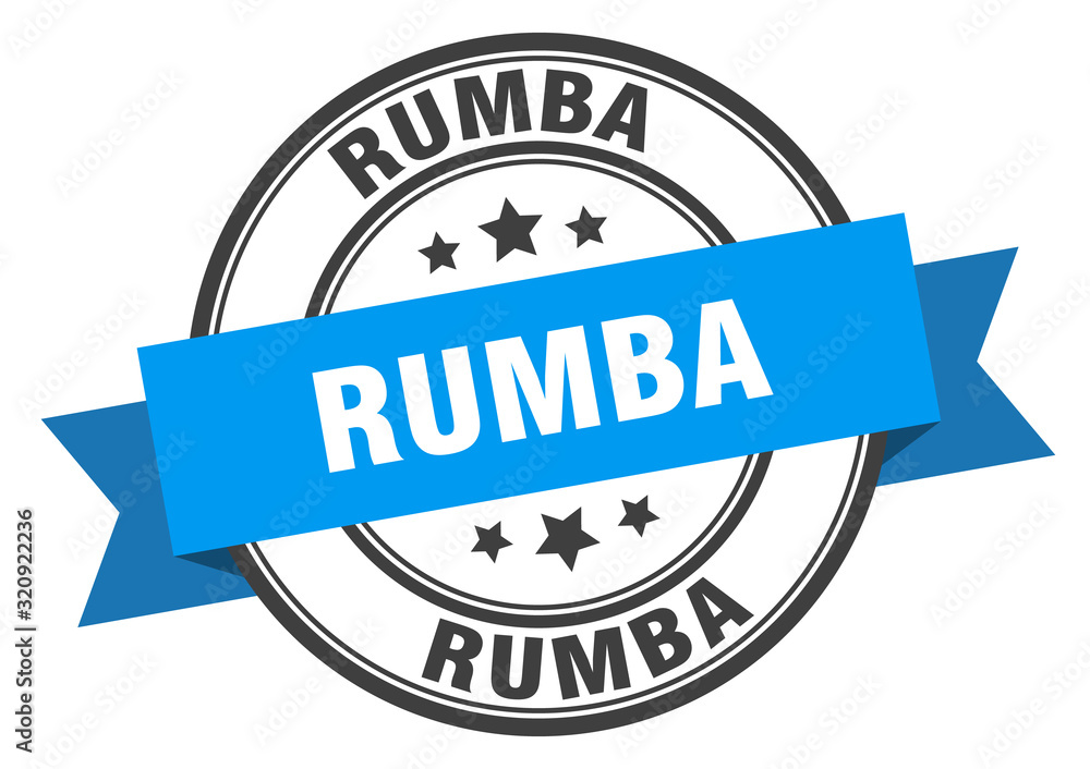 rumba label. rumbaround band sign. rumba stamp rumba label. rumbaround band sign. rumba stamp