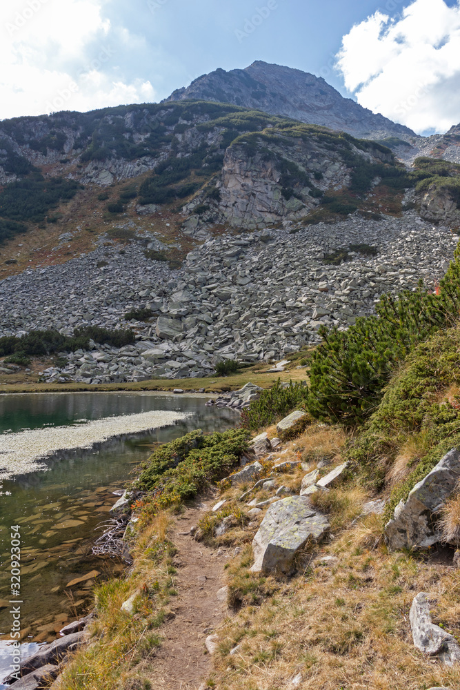 Landscape of Muratovo lake at Pirin Mountain, Bulgaria Landscape of Muratovo lake at Pirin Mountain, Bulgaria