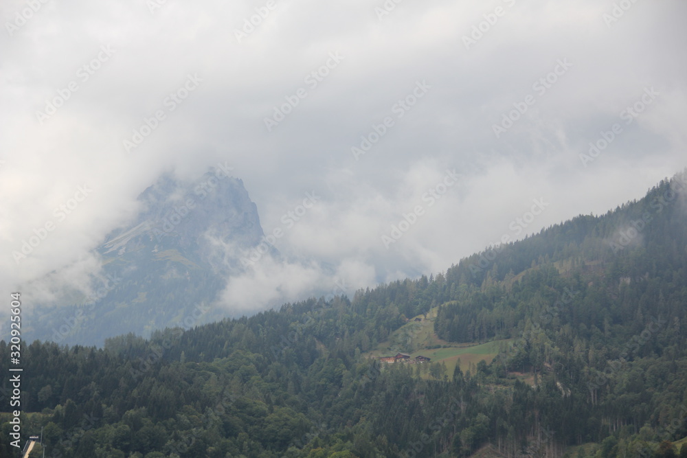 panoramic view of the mountains