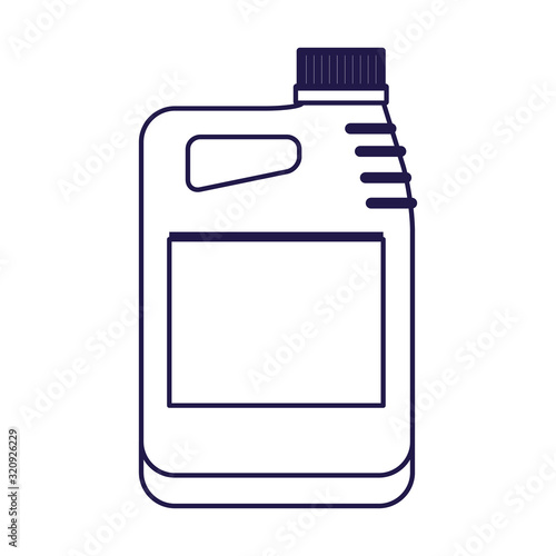 car oil bottle icon, flat design