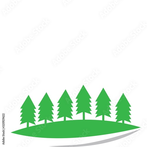 cedar tree logo vector
