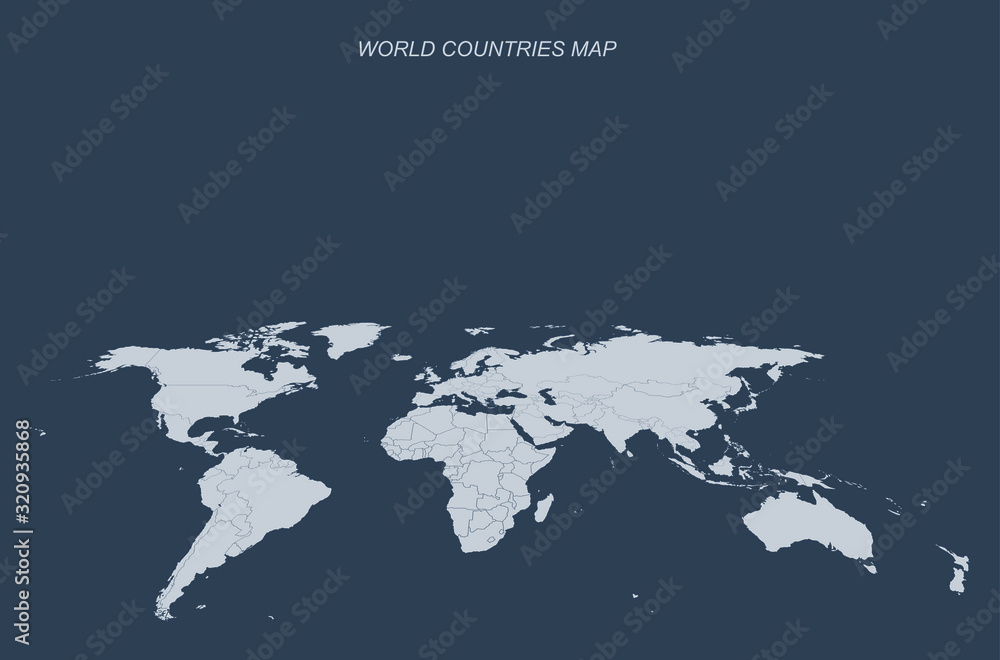 world map background. vector map of world