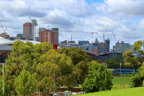 view of the city in Adelaide, Australia