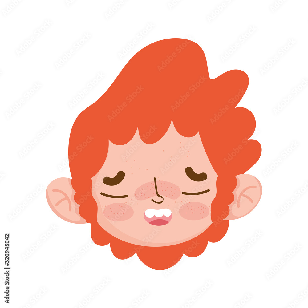 little boy curly hair red face expression little boy curly hair red face expression