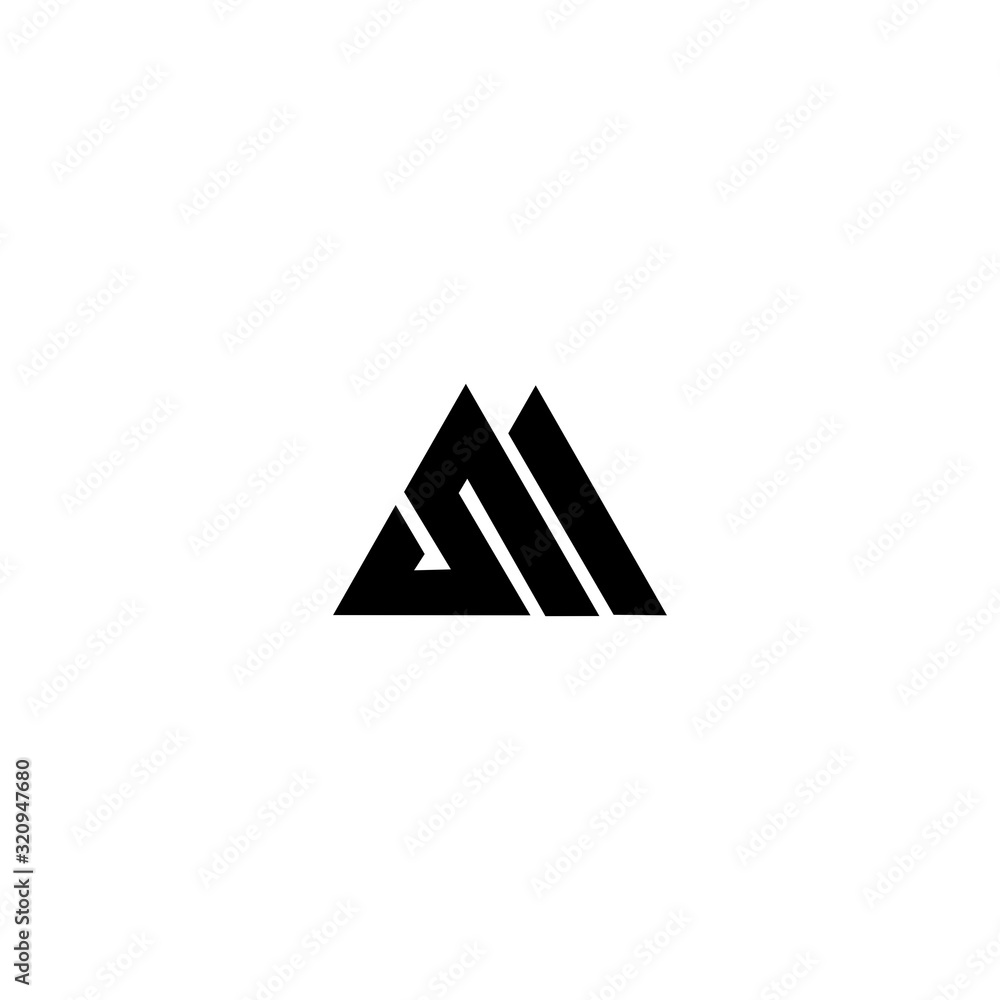 SM S M Letter Logo Design Template SM S M Letter Logo Design Template