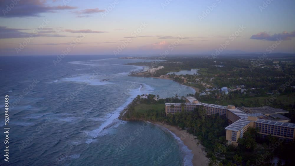 Hyperlapse of costal puerto rico at sunset Hyperlapse of costal puerto rico at sunset