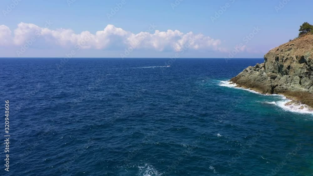 Cliff flight, blue sea water, Cinque Terre National Park, Italy Cliff flight, blue sea water, Cinque Terre National Park, Italy