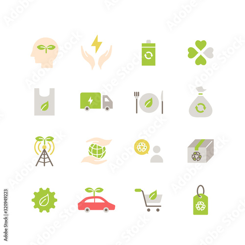 ECOLOGY ACTIVITY ICON SET