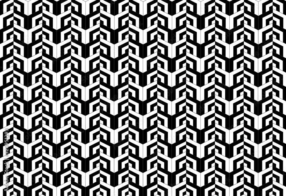 Abstract geometric pattern ,A seamless vector background. illustration - Vector Abstract geometric pattern ,A seamless vector background. illustration - Vector