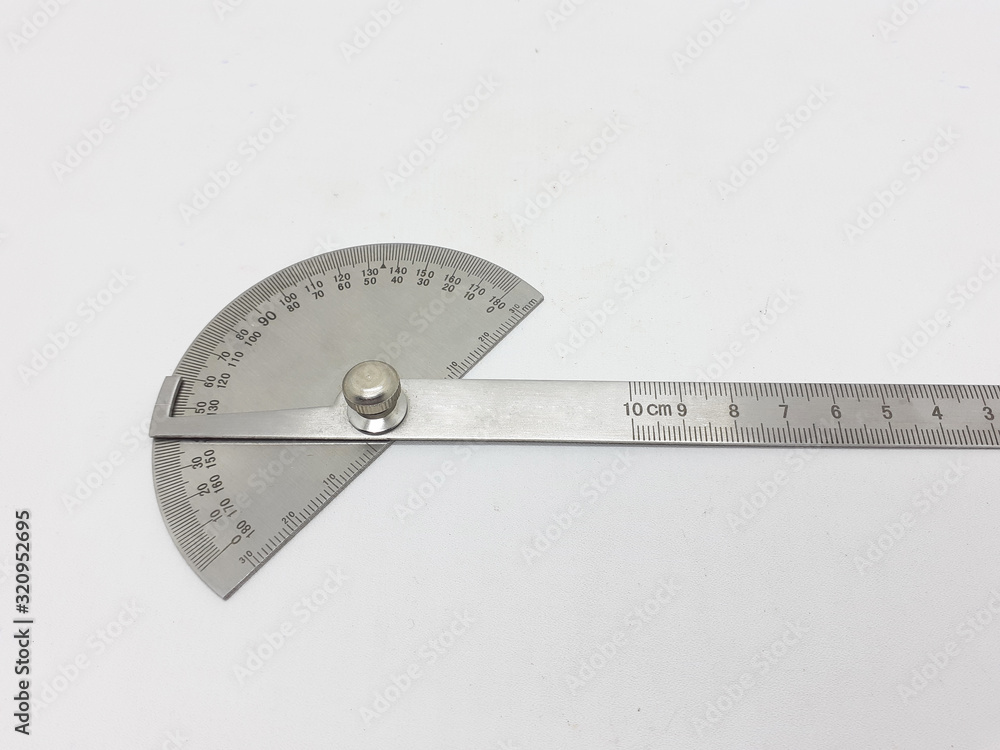 Adjustable Metallic Stainless Steel Protractors for Engineer and