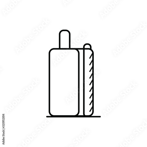 Paper towel holder icon. Vector illustration.