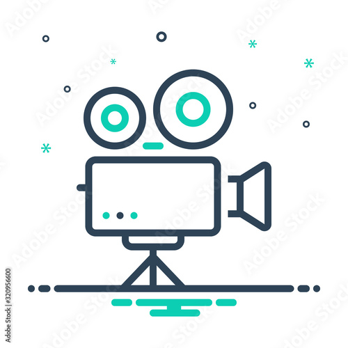  mix icon for video camera