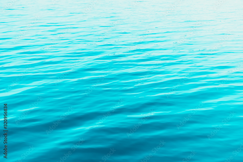 Copy space of surface blue water texture abstract background.