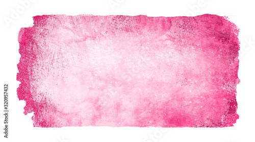 Photos Watercolor rectangle background isolated on white