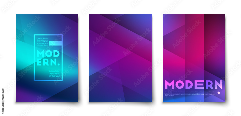 Minimal abstract geometric color lines background