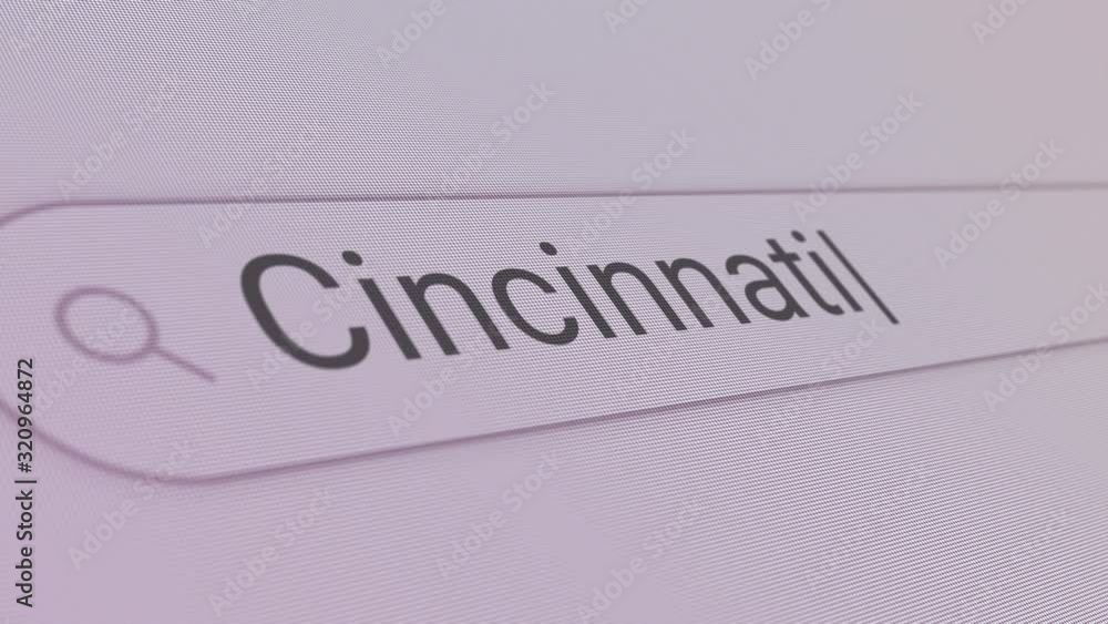 Cincinnati Search Bar Close Up Single Line Typing Text Box Layout Web Database Browser Engine Concept Cincinnati Search Bar Close Up Single Line Typing Text Box Layout Web Database Browser Engine Concept