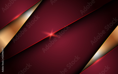 Elegant dark red background with golden shiny lights.