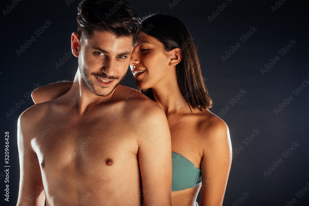 Sensual man and woman Sensual man and woman