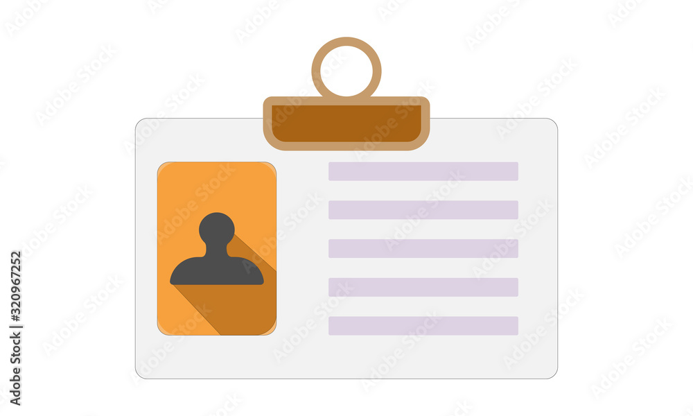 IDENTITY card vector design IDENTITY card vector design