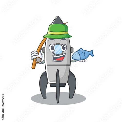 A Picture of happy Fishing rocket design