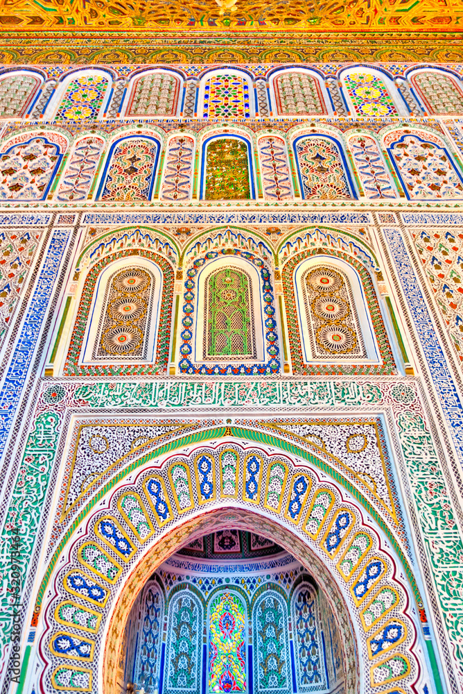 Idriss Mausoleum in Fes, Morocco