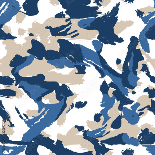 modern camouflage design seamless pattern photo