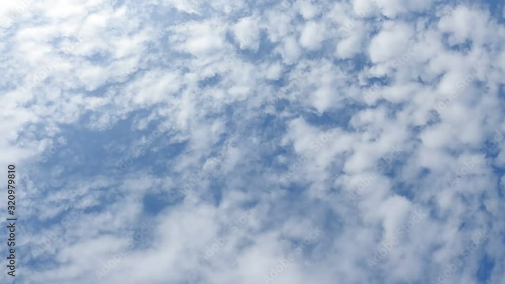 立春の前日は美しい雲の青空。節分。空の背景素材、タイムラプス動画