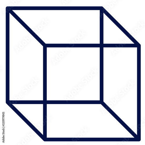 3D, 3-D Raum Virtual Reality Vector Icon Illustration