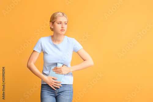 Young woman suffering from ...