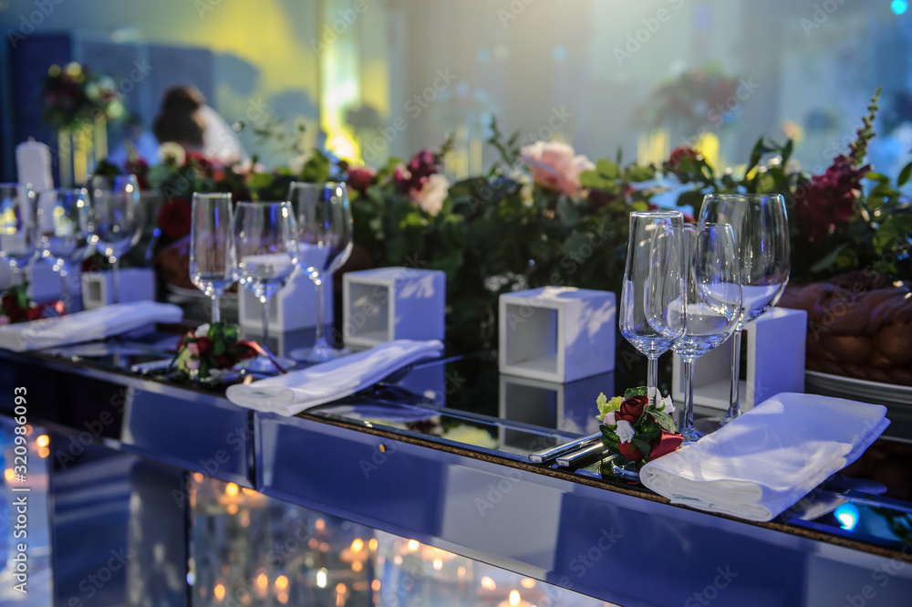 Wedding reception banquet party table Wedding reception banquet party table