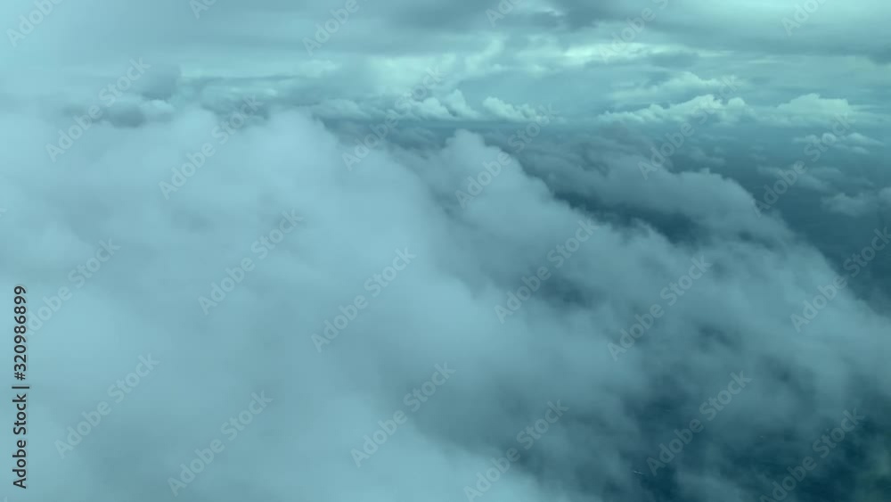 Flying through Stormy clouds in a Cessna Caravan, Maui Hawaii. Flying through Stormy clouds in a Cessna Caravan, Maui Hawaii.