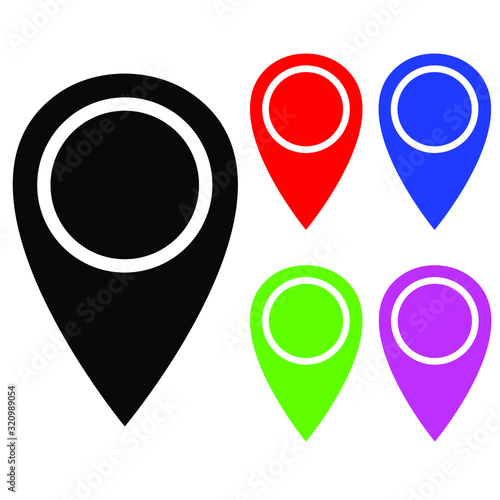 Red maps pin. Location map icon. Location pin. Pin icon vector. Free Download Red maps pin. Location map icon. Location pin. Pin icon vector. - GFXLoad