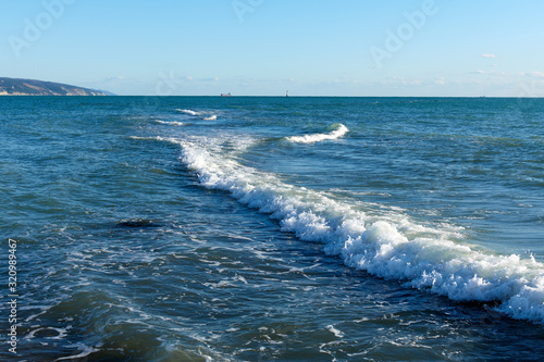 waves on the sea