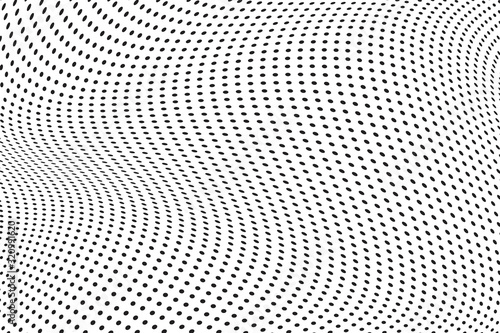 Abstract halftone vector background. Dots illustration.