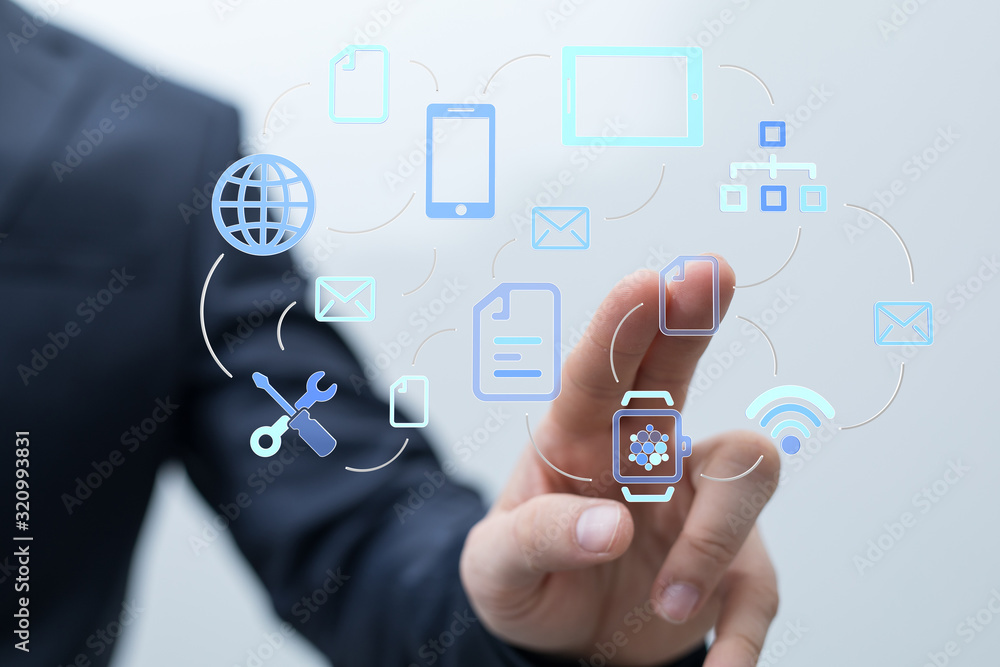 Cloud storage and Computing concept. Cloud storage and Computing concept.