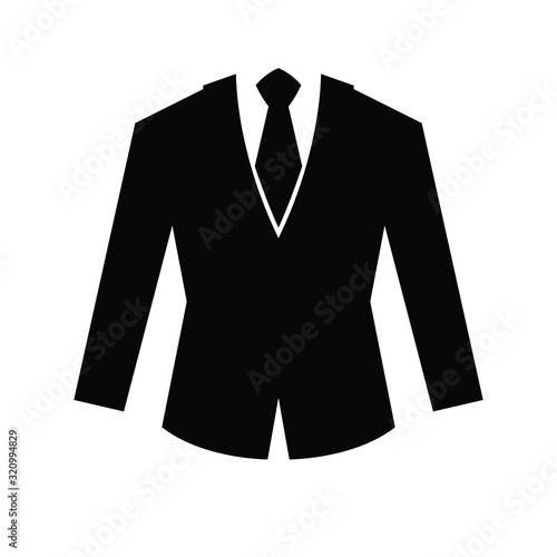 Business suit icon vector