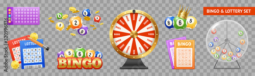 Bingo Lottery Accessories Set