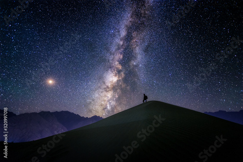 Milky Way in desert - Skardu Desert, Pakistan