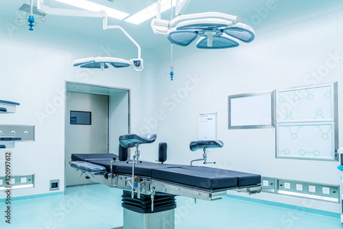 Interior of operating room in modern clinic
