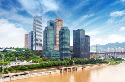 Chongqing cityscape and skyscrapers