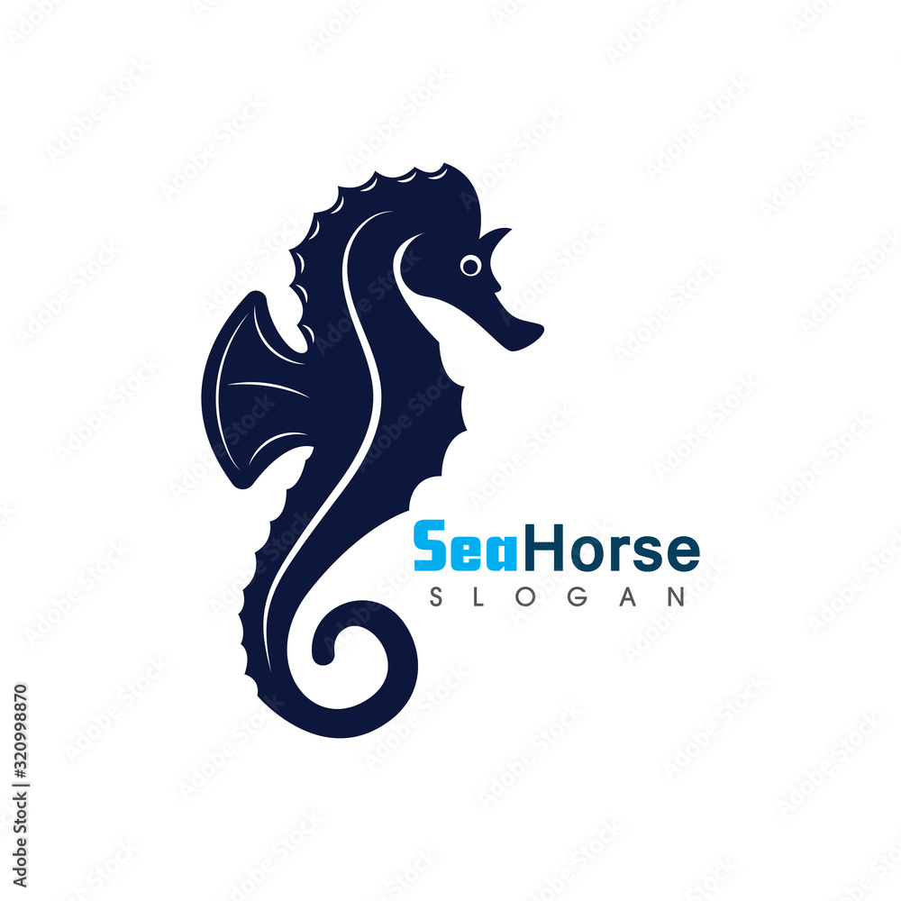 Sea Horse icon logo and symbol creative vector illustration Sea Horse icon logo and symbol creative vector illustration