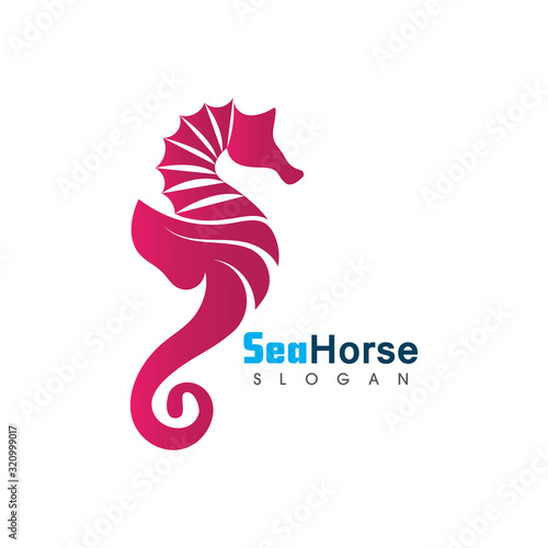 Sea Horse icon logo and symbol creative vector illustration