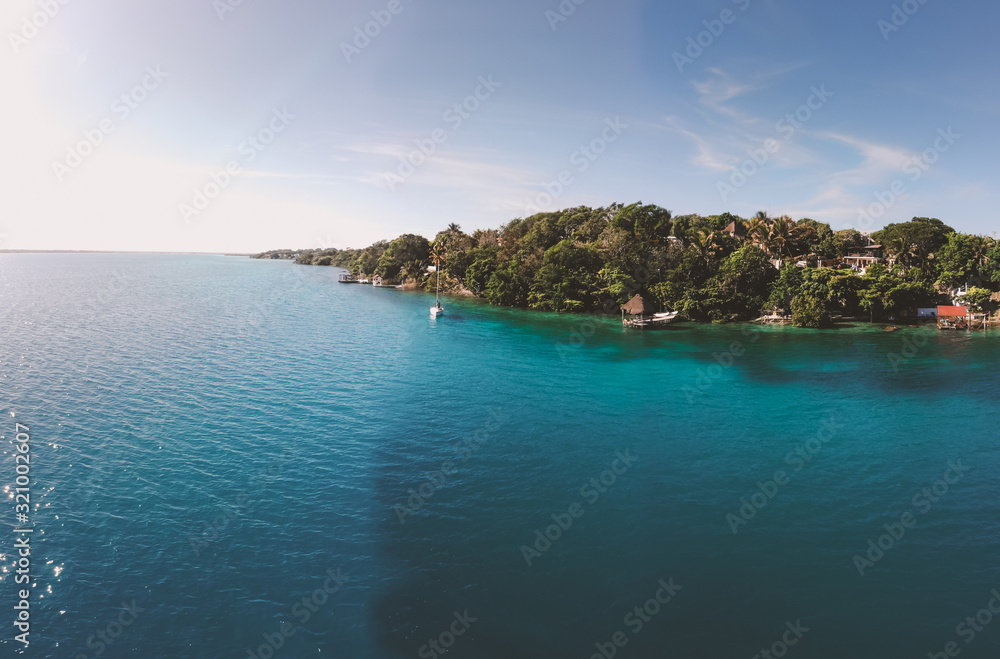 Bacalar from above