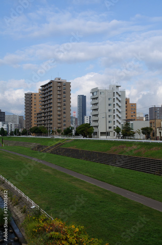 豊平川の風景