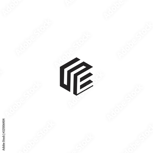 SE S E Modern Letter Logo Design.