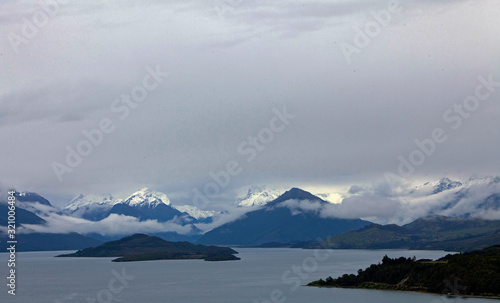 Lake Wakatipu New Zealand. Mountains The Remarkables