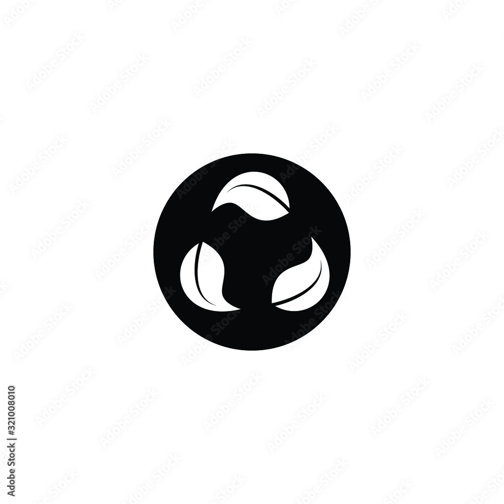 Obraz premium abstract, art, autumn, background, black, care, clover, collection, concept, decoration, design, eco, ecology, element, environment, flat, flora, foliage, fresh, garden, graphic, green, growth, herbal