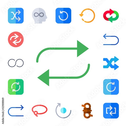loop icon set