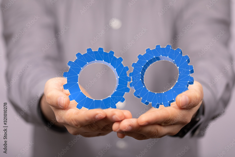 gear Technology setting concept background. gear Technology setting concept background.