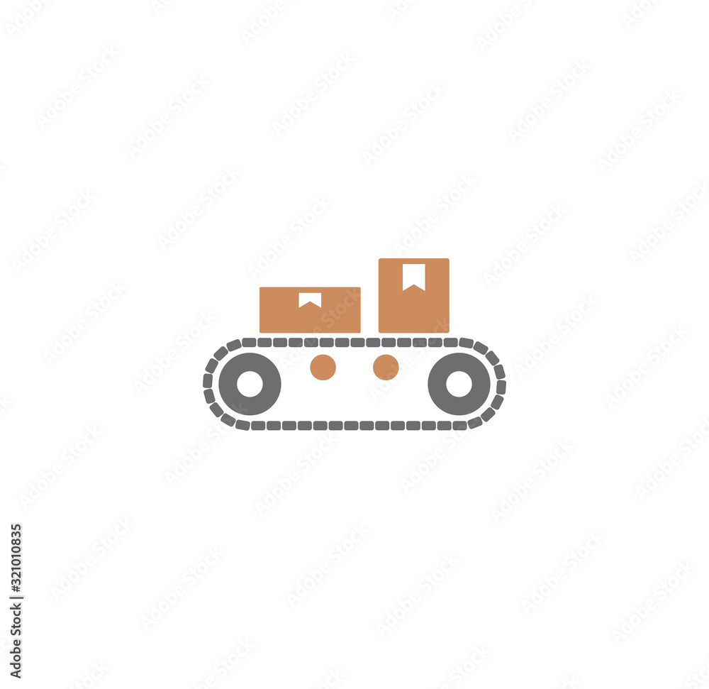 Robotic manufacture related icon on background for graphic and web design. Creative illustration concept symbol for web or mobile app Robotic manufacture related icon on background for graphic and web design. Creative illustration concept symbol for web or mobile app